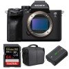 Sony Alpha 7S III Body + SanDisk 64GB Extreme PRO UHS-II SDXC 300 MB/s + Sony NP-FZ100 + Bag - Mirrorless camera-2