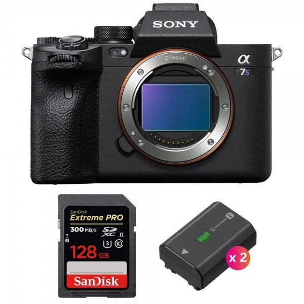 Sony Alpha 7S III Body + SanDisk 128GB Extreme PRO UHS-II SDXC 300 MB/s + 2 Sony NP-FZ100 - Mirrorless camera-2