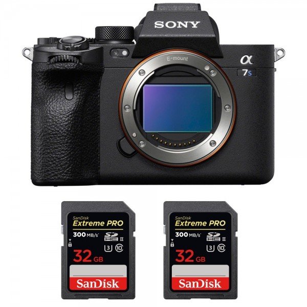 Sony Alpha 7S III Body + 2 SanDisk 32GB Extreme PRO UHS-II SDXC 300 MB/s - Mirrorless camera-2