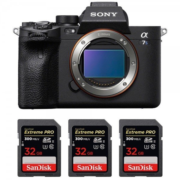 Sony A7S III Cuerpo + 3 SanDisk 32GB Extreme PRO UHS-II SDXC 300 MB/s - Camara mirrorless-2