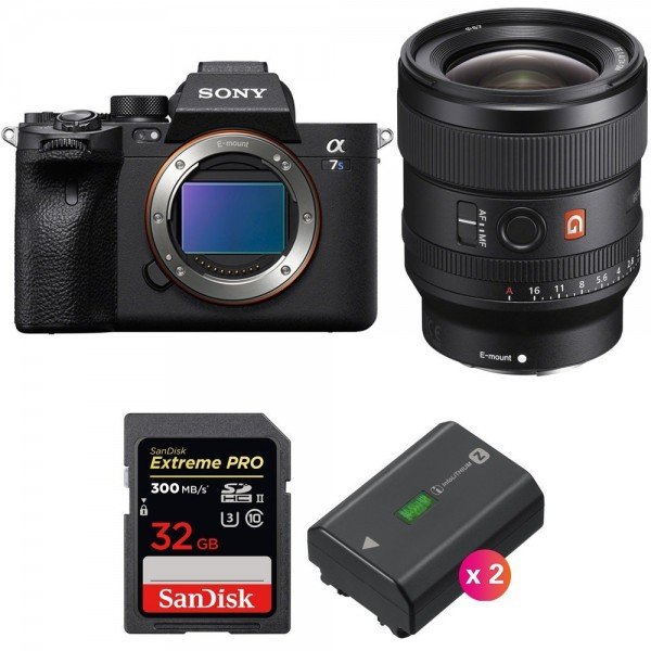 Sony A7S III + FE 24mm F1.4 GM + SanDisk 32GB Extreme PRO UHS-II SDXC 300 MB/s + 2 Sony NP-FZ100-2
