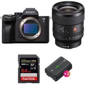 Sony A7S III + FE 24mm F1.4 GM + SanDisk 64GB Extreme PRO UHS-II SDXC 300 MB/s + 2 Sony NP-FZ100-2