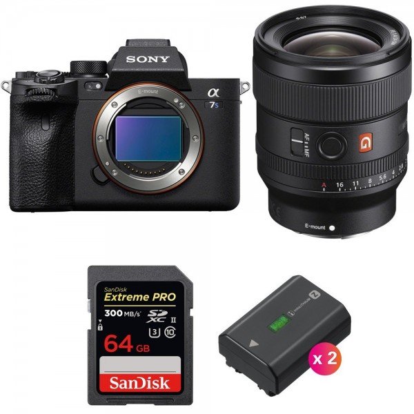 Sony Alpha 7S III + FE 24mm f/1.4 GM + SanDisk 64GB Extreme PRO UHS-II SDXC 300 MB/s + 2 Sony NP-FZ100 - Mirrorless camera-2