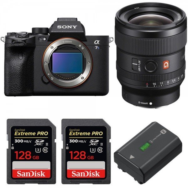 Sony A7S III + FE 24mm F1.4 GM + 2 SanDisk 128GB Extreme PRO UHS-II SDXC 300 MB/s + 1 Sony NP-FZ100-2