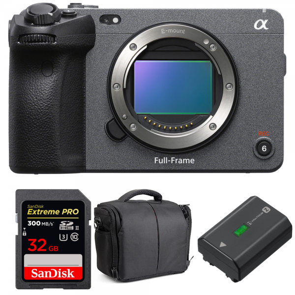 Sony FX3 Cinema camara + SanDisk 32GB Extreme PRO UHS-II SDXC 300 MB/s + Sony NP-FZ100 + Bolsa - Camara de cine-2