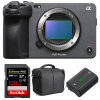 Sony FX3 Camera Cinéma + SanDisk 128GB Extreme PRO UHS-II SDXC 300 MB/s + Sony NP-FZ100 + Sac-2