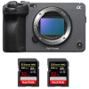Sony FX3 Cinema camara + 2 SanDisk 32GB Extreme PRO UHS-II SDXC 300 MB/s - Camara de cine-2