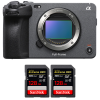 Sony FX3 Cinema camara + 2 SanDisk 128GB Extreme PRO UHS-II SDXC 300 MB/s - Camara de cine-2