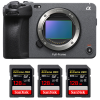 Sony FX3 Camera Cinéma + 3 SanDisk 128GB Extreme PRO UHS-II SDXC 300 MB/s-2