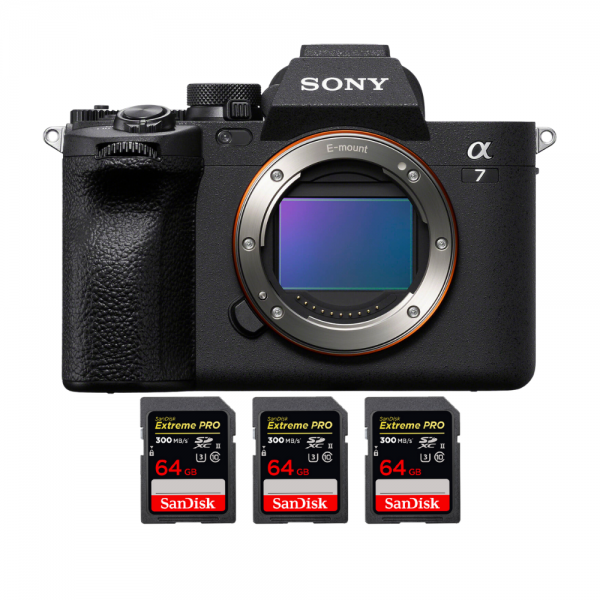 Sony Alpha 7 IV Cuerpo + 3 SanDisk 64GB Extreme PRO UHS-II SDXC 300 MB/s - Camara mirrorless-2