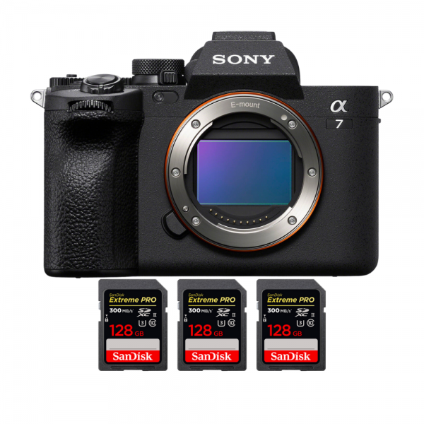 Sony Alpha 7 IV Body + 3 SanDisk 128GB Extreme PRO UHS-II SDXC 300 MB/s - Mirrorless camera-2