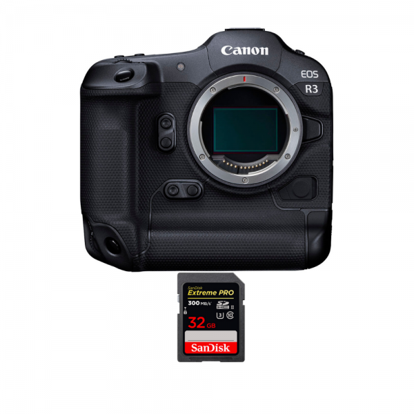 Canon EOS R3 Body + 1 SanDisk 32GB Extreme PRO UHS-II SDXC 300 MB/s-2