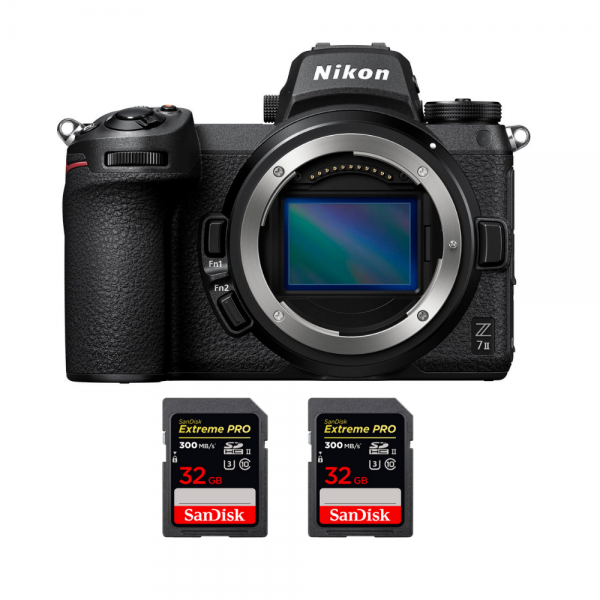 Nikon Z7 II Cuerpo + 2 SanDisk 32GB Extreme PRO UHS-II SDXC 300 MB/s - Camara mirrorless-2