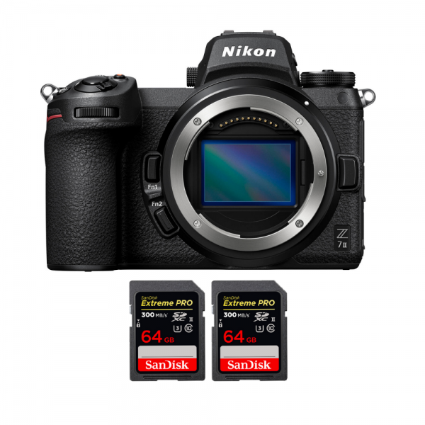 Nikon Z7 II Cuerpo + 2 SanDisk 64GB Extreme PRO UHS-II SDXC 300 MB/s - Camara mirrorless-2
