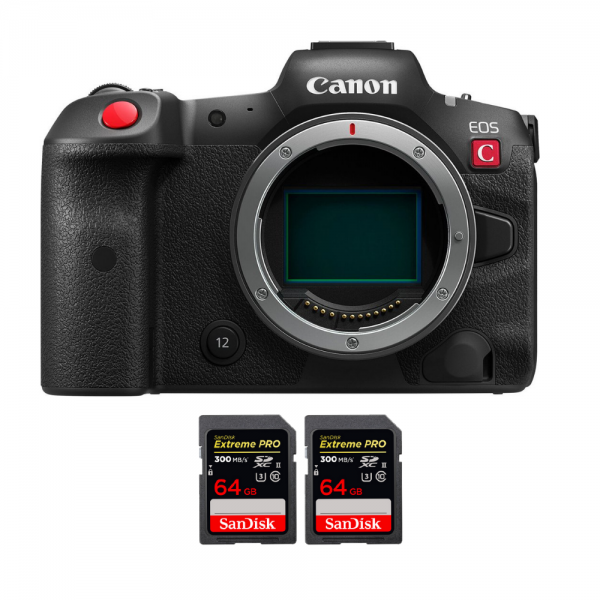 Canon EOS R5 C Cuerpo + 2 SanDisk 64 GB Extreme PRO UHS-II SDXC 300 MB/s-2