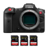 Canon EOS R5 C Cuerpo + 3 SanDisk 64 GB Extreme PRO UHS-II SDXC 300 MB/s-2