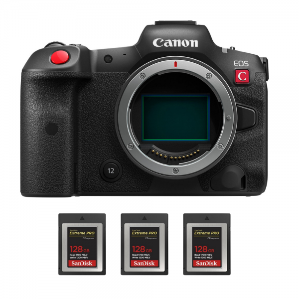 Canon EOS R5 C Body + 3 SanDisk 128GB Extreme PRO CFexpress Type B-2