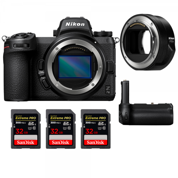 Nikon Z7 II + Nikon FTZ II + Grip Nikon MB-N11 + 3 SanDisk 32GB Extreme PRO UHS-II SDXC 300 MB/s-2