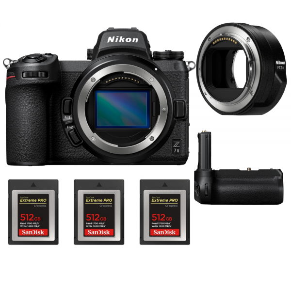 Nikon Z7 II + Nikon FTZ II + Grip Nikon MB-N11 + 3 SanDisk 512GB Extreme PRO CFexpress Type B-2