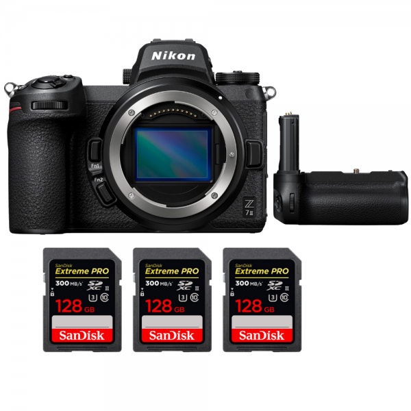 Nikon Z7 II + Grip Nikon MB-N11 + 3 SanDisk 128GB Extreme PRO UHS-II SDXC 300 MB/s-2
