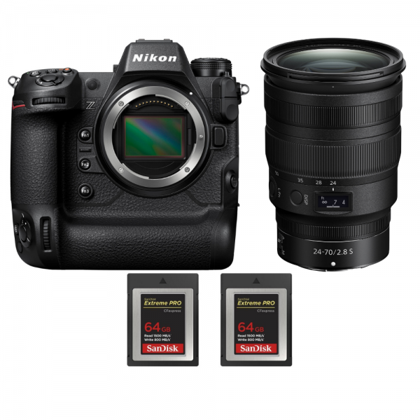 Nikon Z9 + Z 24-70mm f/2.8 S + 2 SanDisk 64GB Extreme PRO CFexpress Type B-2