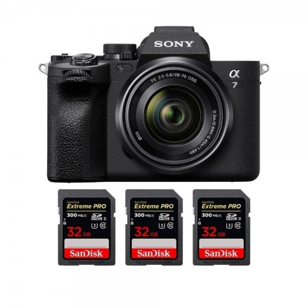 Sony Alpha 7 IV + FE 28-70mm F3.5-5.6 OSS + 3 SanDisk 32GB Extreme PRO UHS-II SDXC 300 MB/s - Mirrorless camera-2