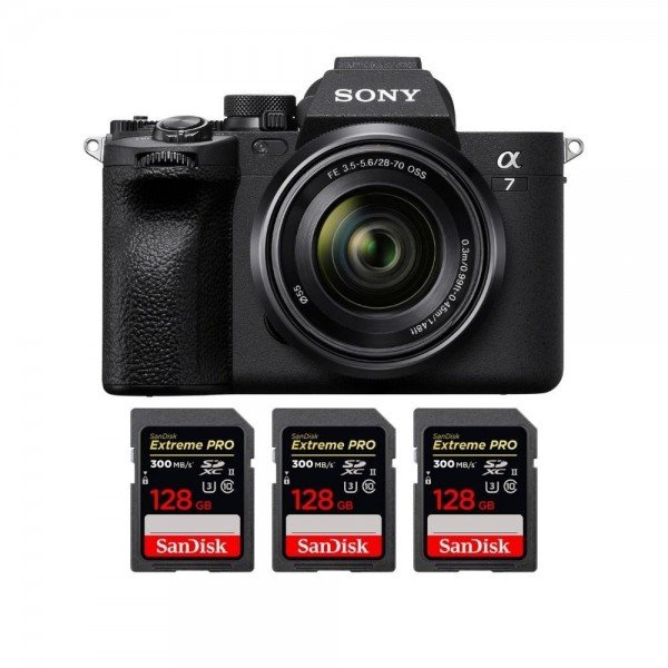 Sony Alpha 7 IV + FE 28-70mm F3.5-5.6 OSS + 3 SanDisk 128GB Extreme PRO UHS-II SDXC 300 MB/s - Mirrorless camera-2
