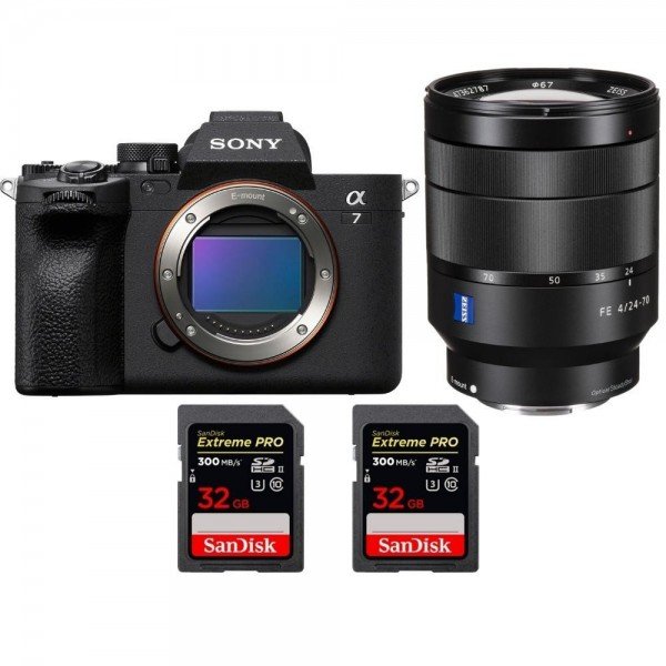 Sony Alpha 7 IV + FE 24-70mm f/4 ZA OSS + 2 SanDisk 32GB Extreme PRO UHS-II SDXC 300 MB/s - Mirrorless camera-2