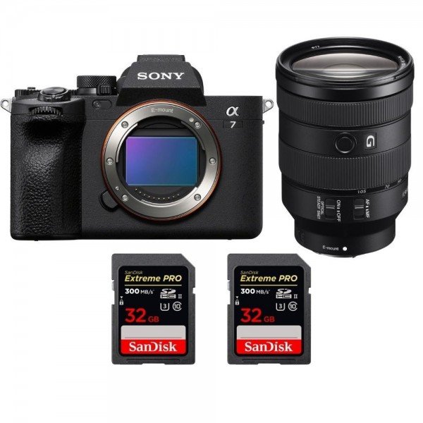 Sony Alpha 7 IV + FE 24-105mm f/4 G OSS + 2 SanDisk 32GB Extreme PRO UHS-II SDXC 300 MB/s - mirrorless camera-2