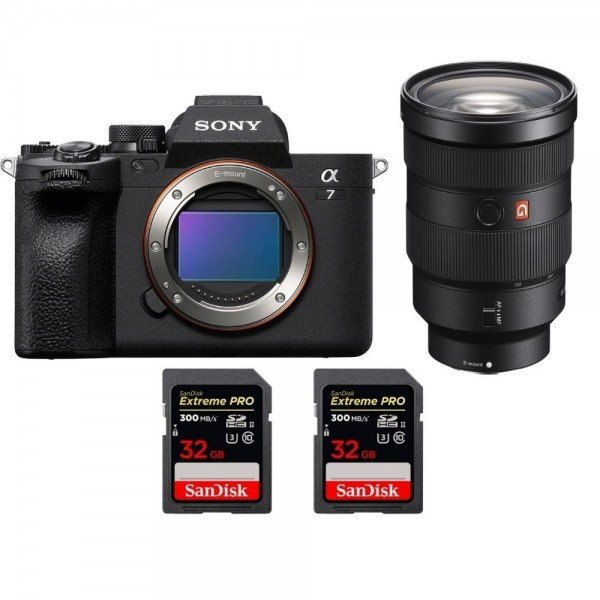 Sony Alpha 7 IV + FE 24-70mm f/2.8 GM + 2 SanDisk 32GB Extreme PRO UHS-II SDXC 300 MB/s - mirrorless camera-2