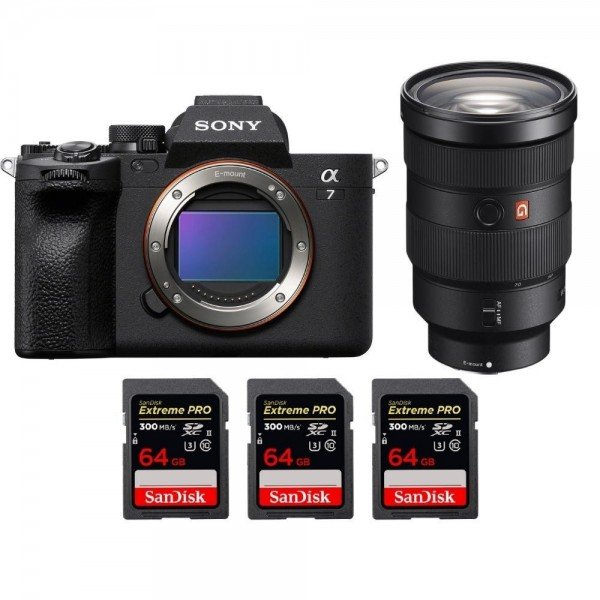 Sony Alpha 7 IV + FE 24-70mm f/2.8 GM + 3 SanDisk 64GB Extreme PRO UHS-II SDXC 300 MB/s - mirrorless camera-2