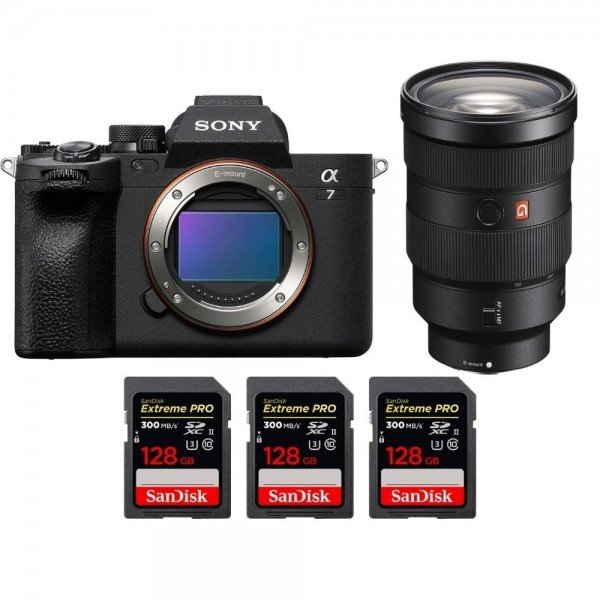 Sony A7 IV + FE 24-70mm f/2.8 GM + 3 SanDisk 128GB Extreme PRO UHS-II SDXC 300 MB/s - Camara mirrorless-2