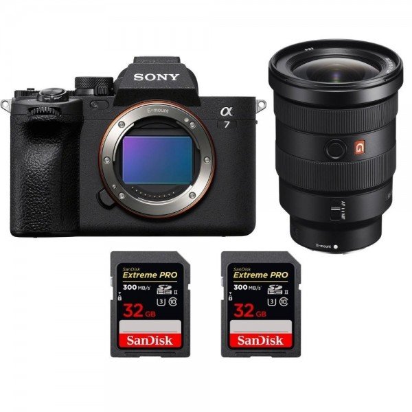Sony Alpha 7 IV + FE 16-35mm f/2.8 GM + 2 SanDisk 32GB Extreme PRO UHS-II SDXC 300 MB/s - mirrorless camera-2