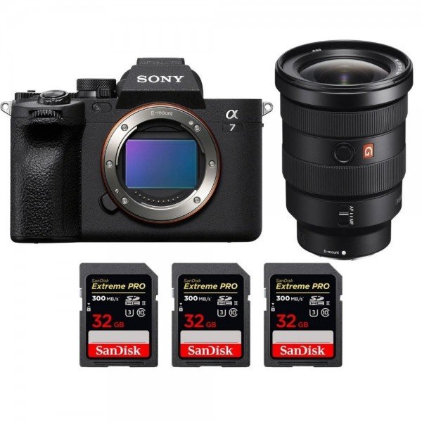 Sony Alpha 7 IV + FE 16-35mm f/2.8 GM + 3 SanDisk 32GB Extreme PRO UHS-II SDXC 300 MB/s - mirrorless camera-2