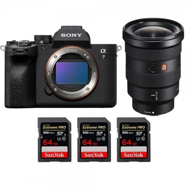 Sony Alpha 7 IV + FE 16-35mm f/2.8 GM + 3 SanDisk 64GB Extreme PRO UHS-II SDXC 300 MB/s - mirrorless camera-2