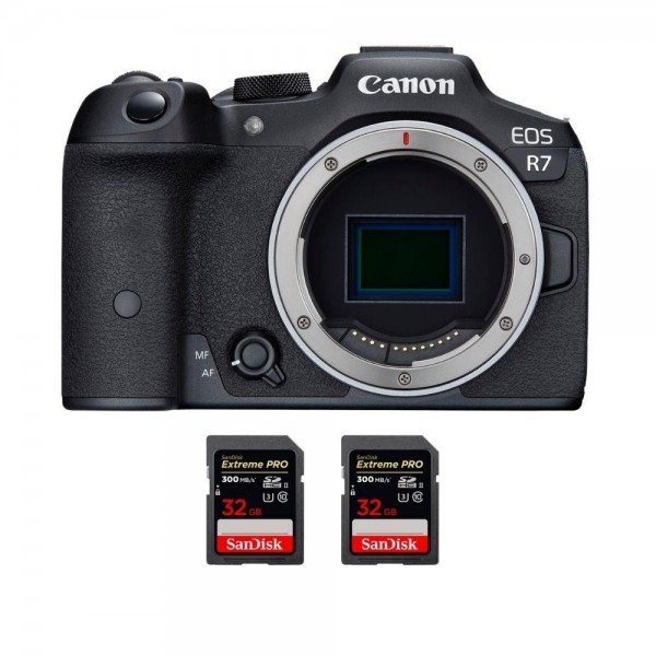 Canon EOS R7 + 2 SanDisk 32GB Extreme PRO UHS-II SDXC 300 MB/s-2