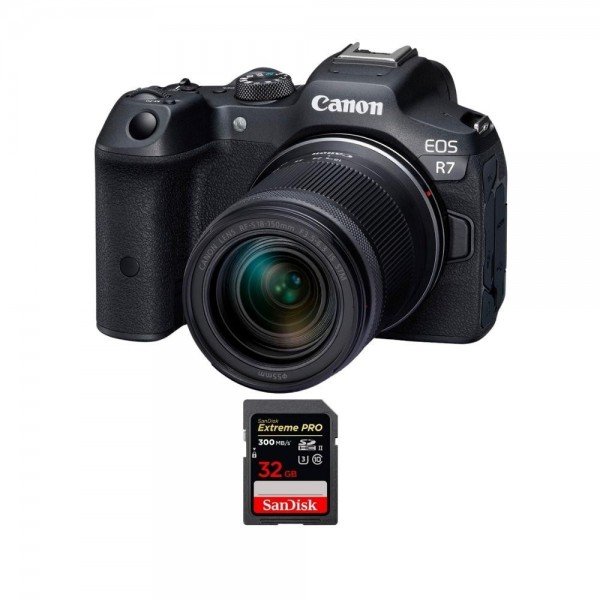 Canon EOS R7 + RF-S 18-150mm STM + 1 SanDisk 32GB Extreme PRO UHS-II SDXC 300 MB/s - Camara mirrorless-2