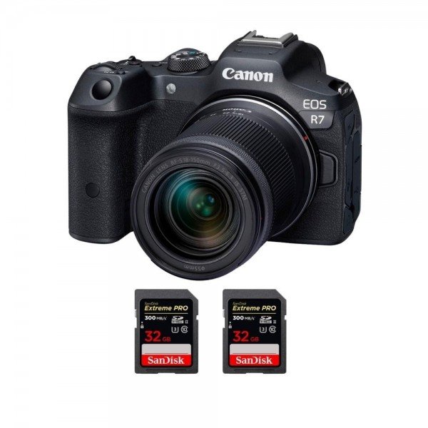 Canon EOS R7 + RF-S 18-150mm STM + 2 SanDisk 32GB Extreme PRO UHS-II SDXC 300 MB/s-2