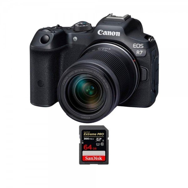 Canon EOS R7 + RF-S 18-150mm STM + 1 SanDisk 64GB Extreme PRO UHS-II SDXC 300 MB/s-2