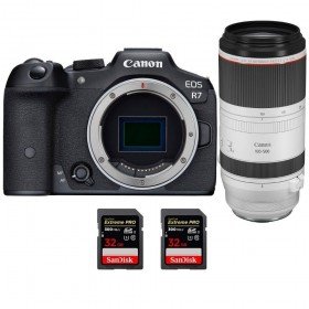 Canon EOS R7 + RF 100-500mm F4.5-7.1 L IS USM + 2 SanDisk 32GB Extreme PRO UHS-II SDXC 300 MB/s - Camara mirrorless-2