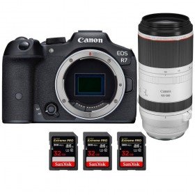Canon EOS R7 + RF 100-500mm F4.5-7.1 L IS USM + 3 SanDisk 32GB Extreme PRO UHS-II SDXC 300 MB/s - Camara mirrorless-2