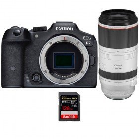 Canon EOS R7 + RF 100-500mm F4.5-7.1 L IS USM + 1 SanDisk 128GB Extreme PRO UHS-II SDXC 300 MB/s - Camara mirrorless-2