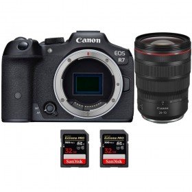Canon EOS R7 + RF 24-70 mm F2.8 L IS USM + 2 SanDisk 32 GB Extreme PRO UHS-II SDXC 300 MB/s - Camara mirrorless-2