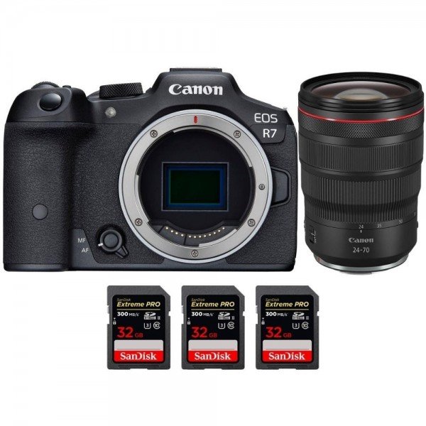 Canon EOS R7 + RF 24-70mm F2.8 L IS USM + 3 SanDisk 32GB Extreme PRO UHS-II SDXC 300 MB/s-2