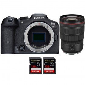 Canon EOS R7 + RF 24-70mm F2.8 L IS USM + 2 SanDisk 128GB Extreme PRO UHS-II SDXC 300 MB/s - Camara mirrorless-2