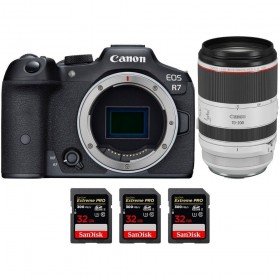 Canon EOS R7 + RF 70-200 mm f/2,8 L IS USM + 3 SanDisk 32 GB Extreme PRO UHS-II SDXC 300 MB/s - Camara mirrorless-2