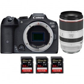 Canon EOS R7 + RF 70-200mm F2.8 L IS USM + 3 SanDisk 64GB Extreme PRO UHS-II SDXC 300 MB/s - Camara mirrorless-2
