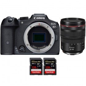 Canon EOS R7 + RF 24-105mm F4 L IS USM + 2 SanDisk 128GB Extreme PRO UHS-II SDXC 300 MB/s-2