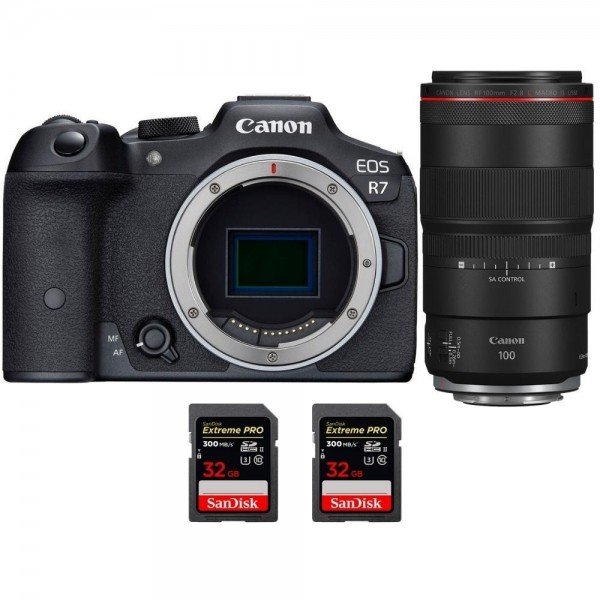 Canon EOS R7 + RF 100mm F2.8 L Macro IS USM + 2 SanDisk 32GB Extreme PRO UHS-II SDXC 300 MB/s-2