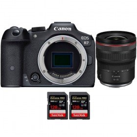 Canon EOS R7 + RF 14-35mm F4 L IS USM + 2 SanDisk 128GB Extreme PRO UHS-II SDXC 300 MB/s - Camara mirrorless-2